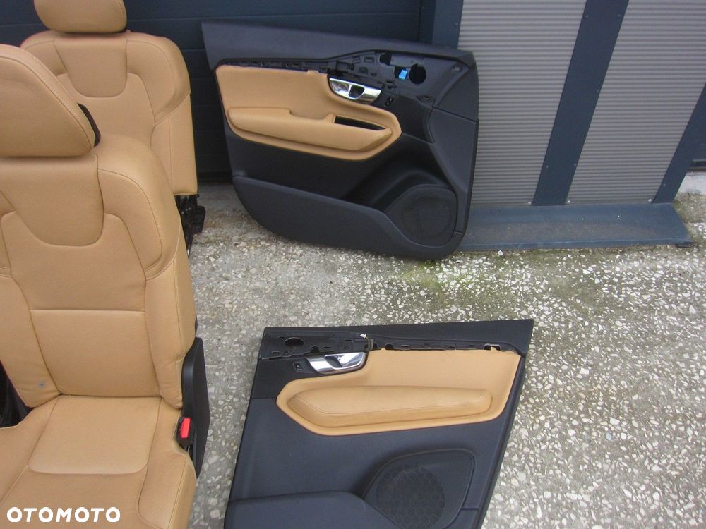 VOLVO XC90 II SKÓRZANE SKÓRA XC 90 KANAPA 7 OSÓB BOCZKI FOTELE ELEKTRYKA - 10