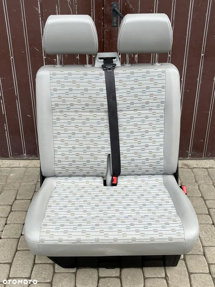 FOTEL DWÓJKA PRAWY PRZEDNI PRZÓD KANAPA PALACE PLACE VW T5 LIFT T6 CARAVELLE DOKA MULTIVAN TRANSPORTER EU - 3