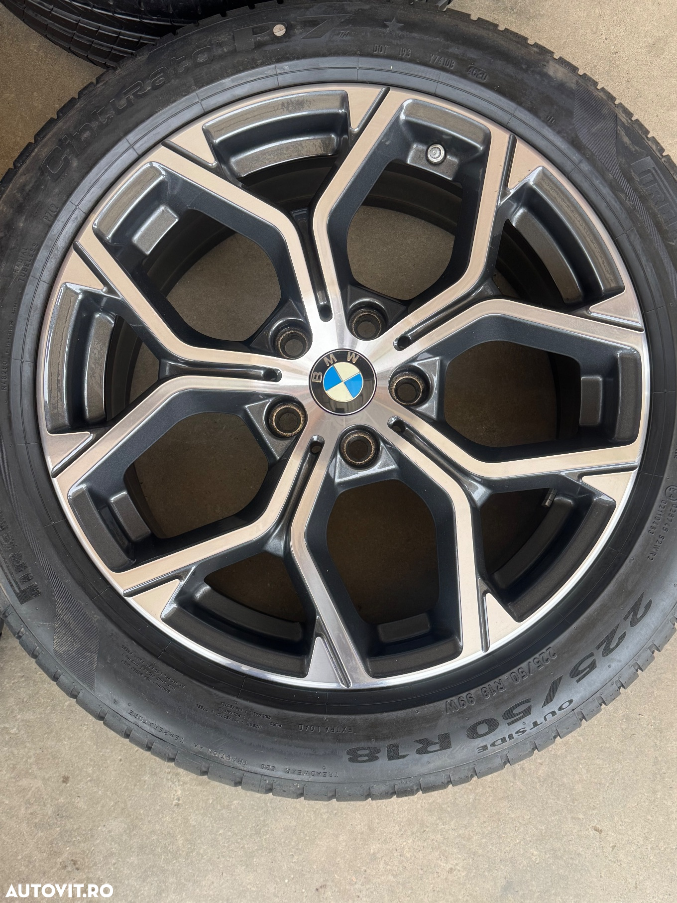 Vând jante originale BMW X1-X2 pe 18” cu anvelope de vară ca noi - 3