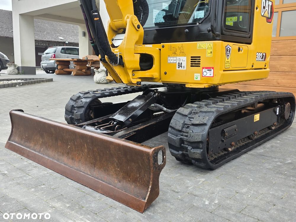 Caterpillar CAT 302.7 CR mini koparka szybkozłącze 3 łyżki piękna serwisowana 1 wł JCB sprowadzona w oryginale - 21