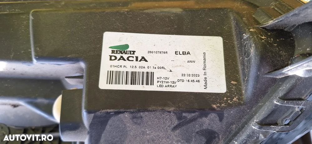 FAR LOGAN SANDERO JOGGER DREAPTA  FACELIFT - 4