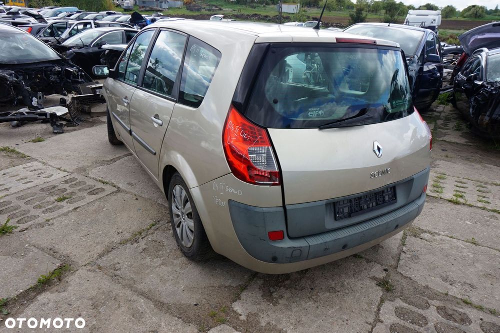 RENAULT SCENIC GRAND II PH2 LIFT 2008 TED11 1.9 DCI F9Q818 130KM ND0002 BEŻOWY na części - 3