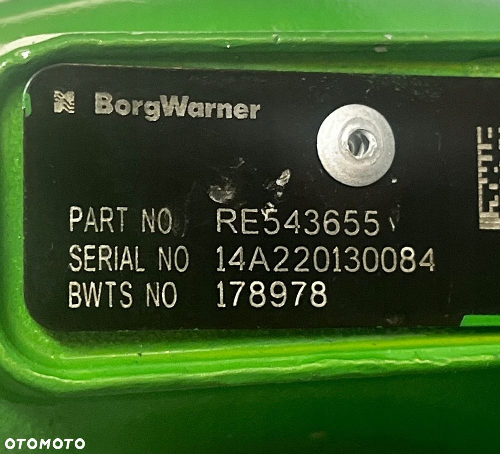 Turbosprężarka BiTurbo John Deere DZ100202 RE543655  Rabat 2000zł OPIS - 6