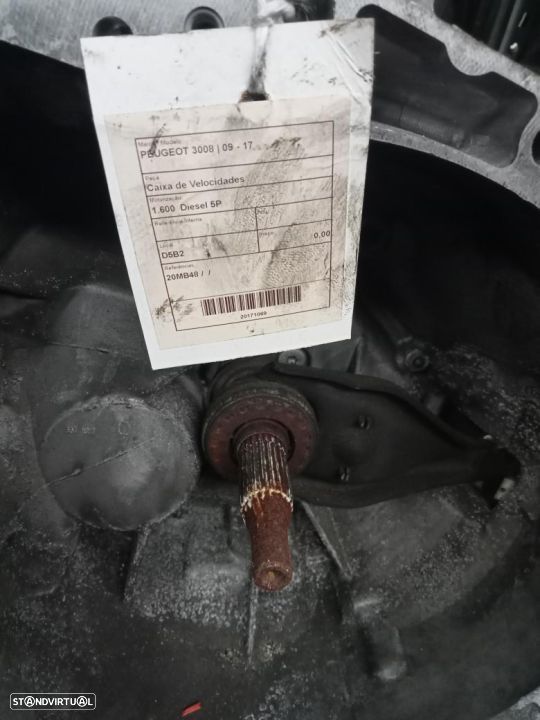 CAIXA VELOCIDADES PEUGEOT 3008 II 16- / 20MB48 - 1