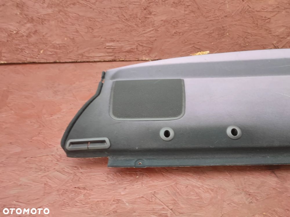 BMW E46 COUPE ORYGINALNA PÓŁKA TYŁ / OSŁONA GRODZI TYŁ + GŁOŚNIKI + ZAŚLEPKI GŁOŚNIKÓW  O NR.  51 46 6 955 325 / 51 46 8 231 125 OEM W DOBRYM STANIE - 3