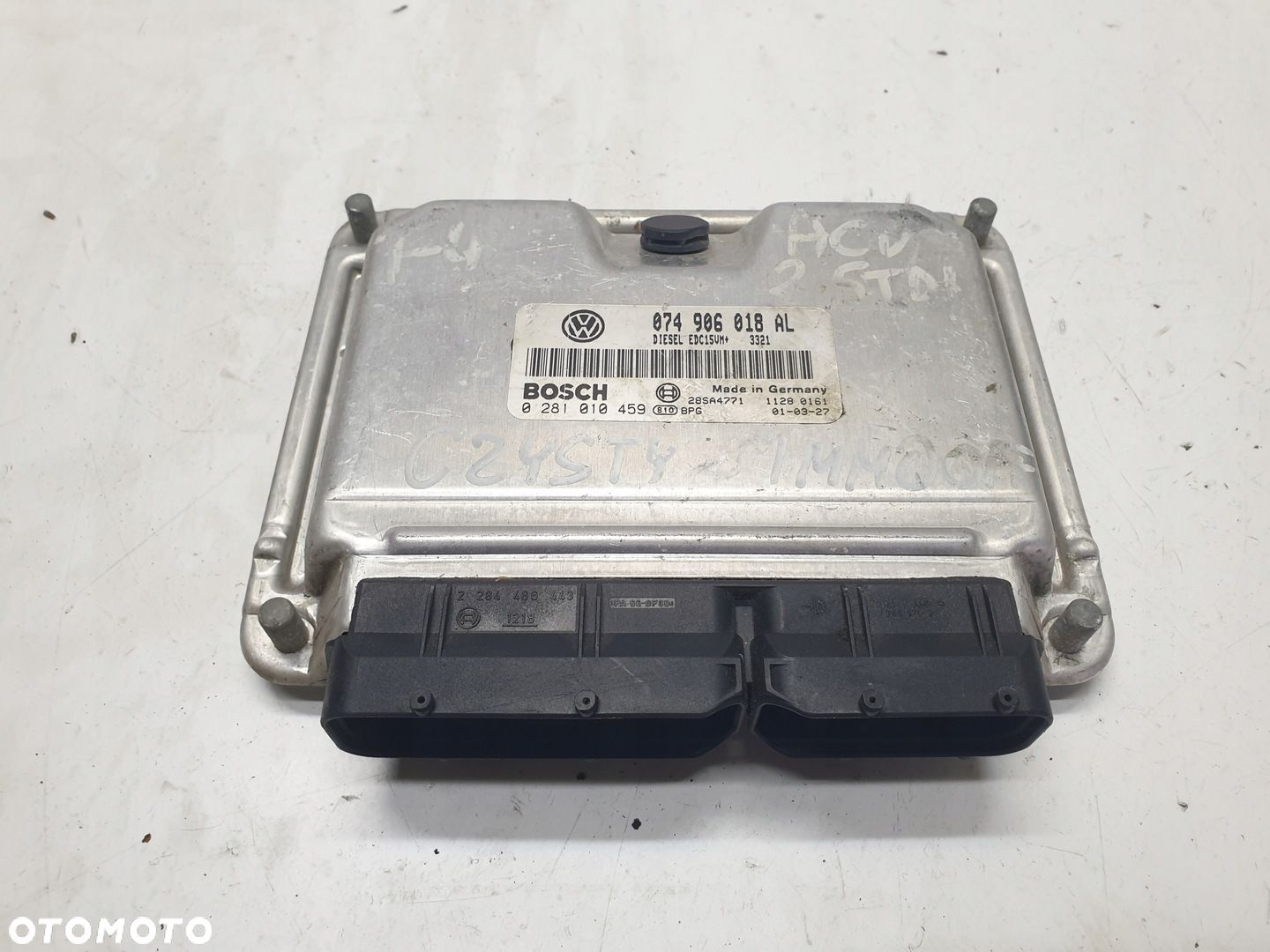STEROWNIK KOMPUTER SILNIKA VW T4 2.5 TDI HCV 074906018AL - 1