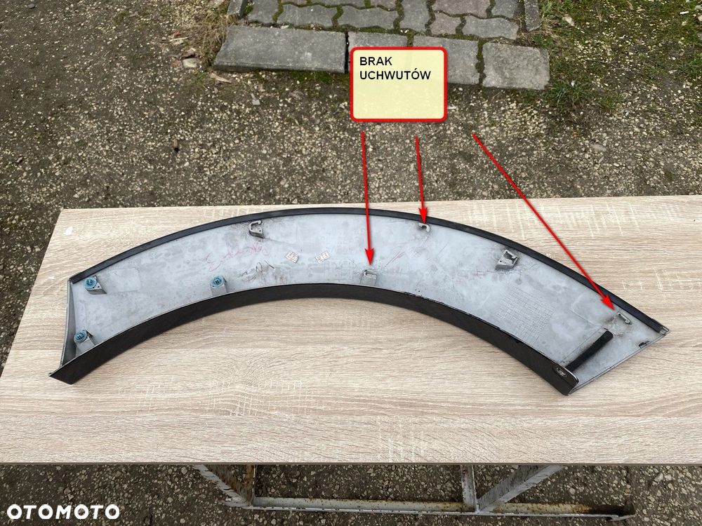 LISTWA PRAWA NA TYLNY BŁOTNIK MITSUBISHI PAJERO SPORT 7407A148 - 5