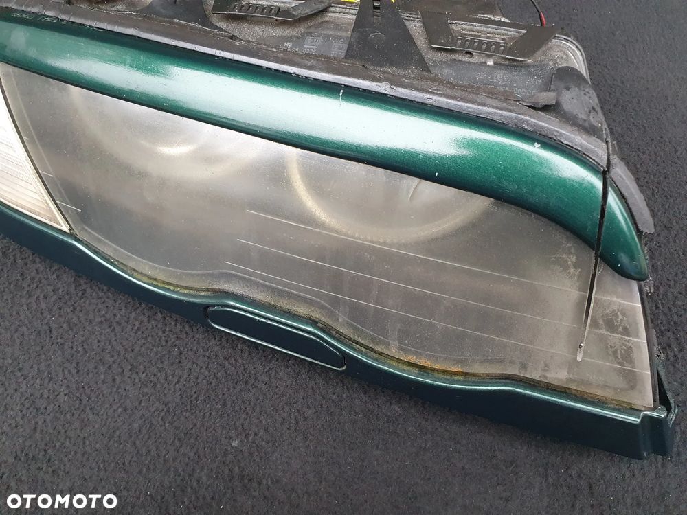 BMW E46 PRZEDLIFT REFLEKTORY LAMPY LEWA PRAWA KOMPLET EUROPA RINGI LED XENON ORYGINAŁ KOMPLETNE PRZETWORNICE KIERUNKOWSKAZY POMPKI SPRYSKIWACZY - 2