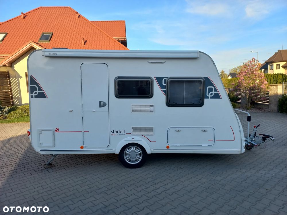Sterckeman 390 CP Starlett Comfort, Markiza, Bagażnik na rowery - 2