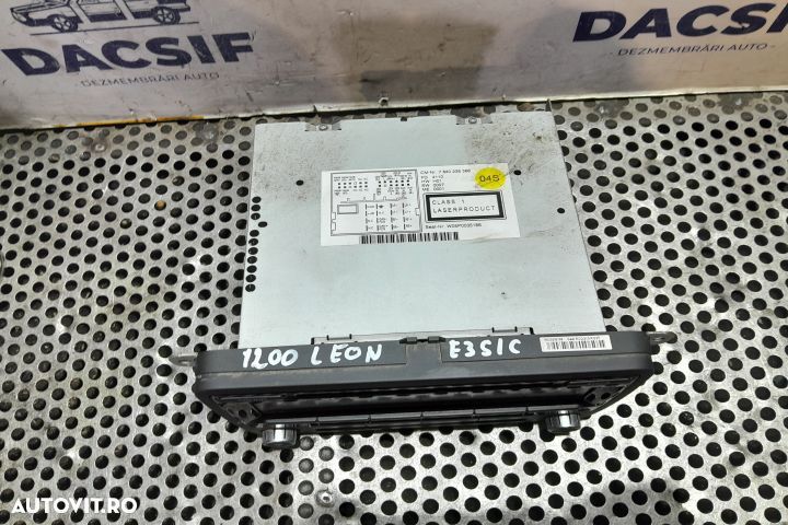 Radio cd 5P0035186 5P0035186 Seat Leon 2 1P [facelift] [2009 - 2012] - 2