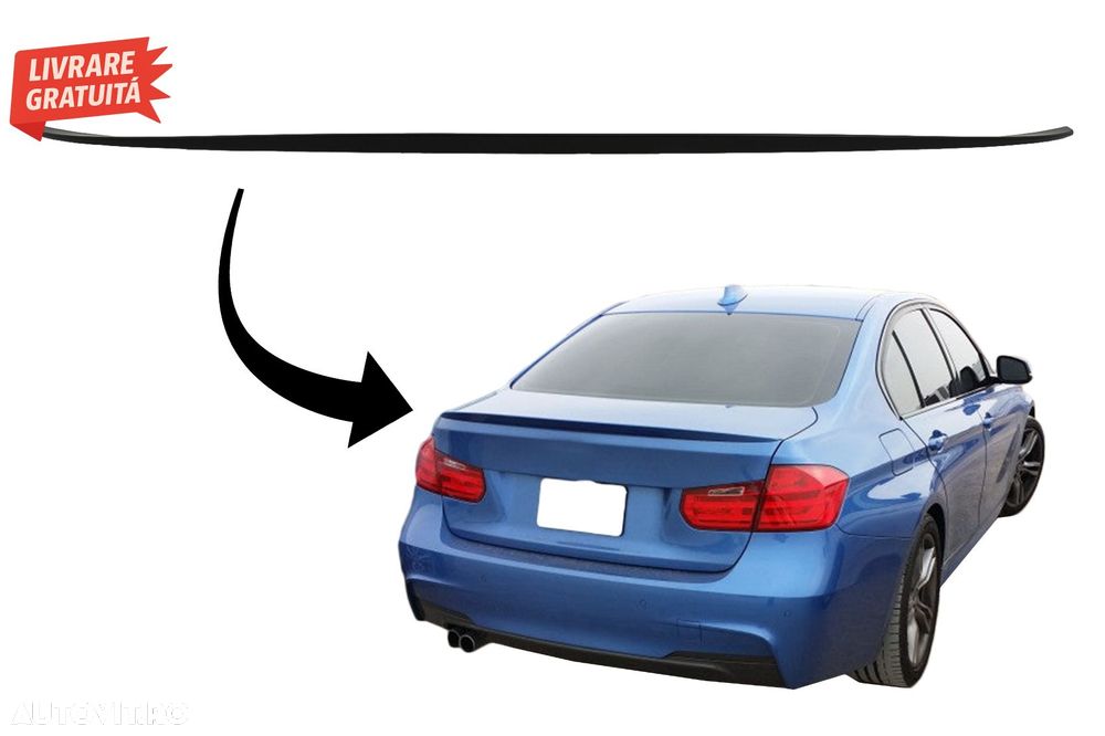 Eleron Portbagaj BMW Seria 3 F30 (2011-up) M3 Design Negru Mat- livrare gratuita - 1