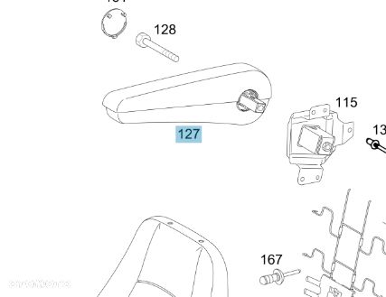 PODŁOKIETNIK FOTELA PRAWY