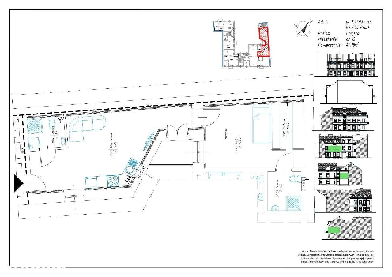 NOWE MIESZKANIE- 49,18m2- Stare Miasto w Płocku
