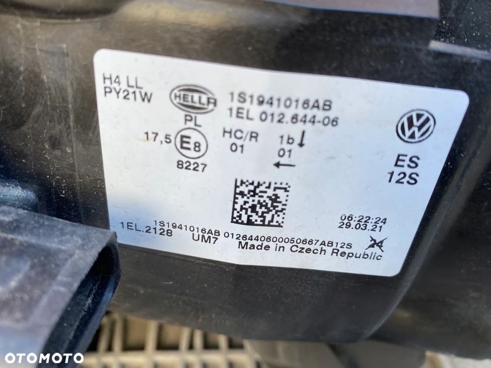 lampa volkswagen e up! elektryk lift prawa eu cała - 3