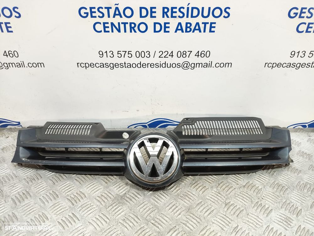 Grelha Central Pará-choques Frente Frontal VW Golf MK5 Original - 1