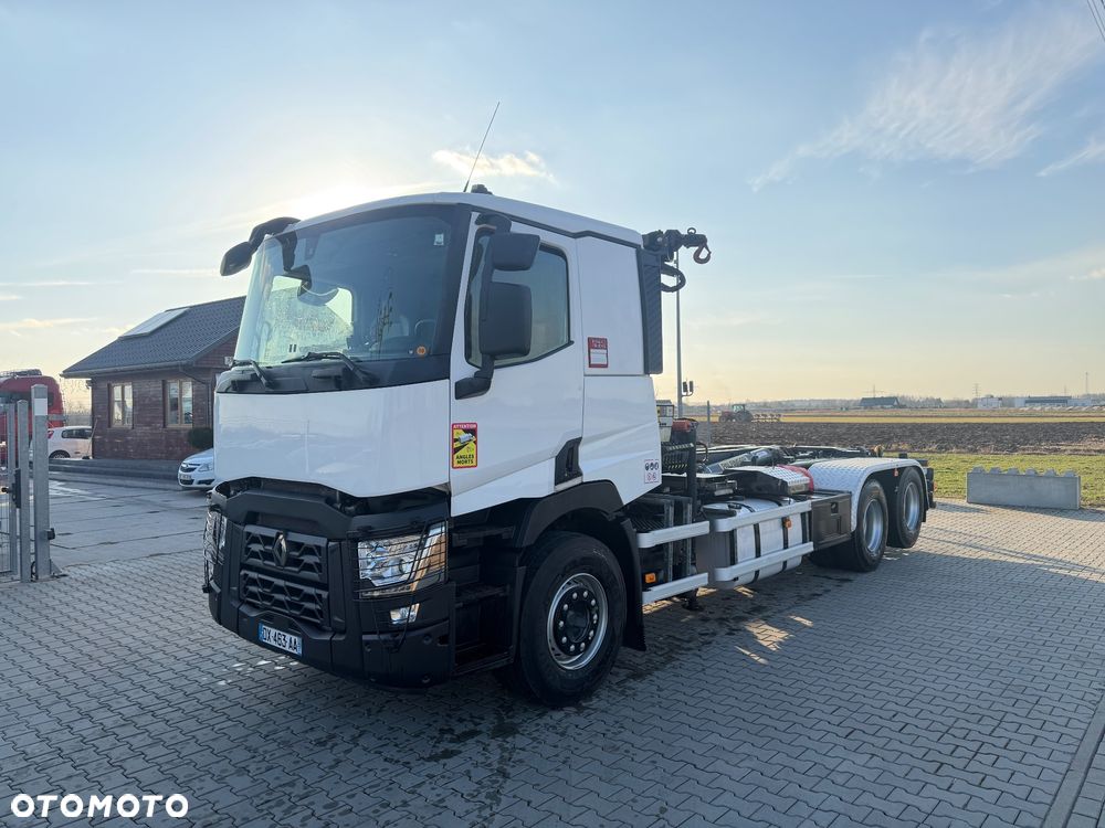 Renault C460 !! 6x2 !! Hakowiec + HDS !! Import France - 1
