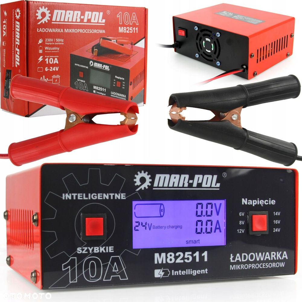 Prostownik akumulatorowy Mar-pol M82511 10 A - 9