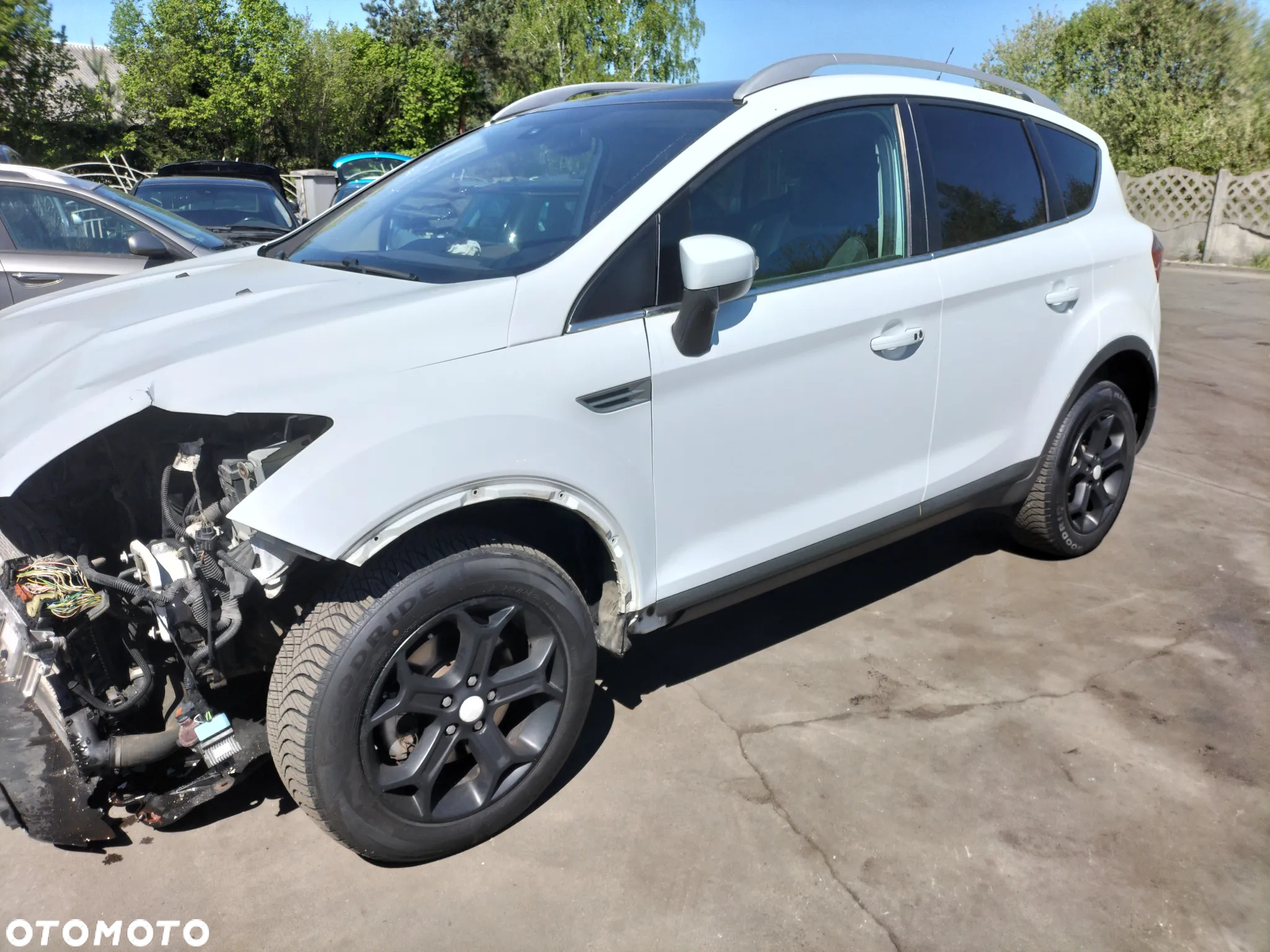 KOMPLET FELG Z OPONAMI 215/60r17 FORD KUGA I 2.0 TDCI 163KM 4X4 AUTOMAT KOD LAK. 58 FROZEN WHITE - 12
