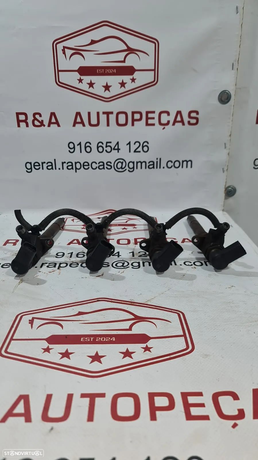 Injetores Peugeot 407 2.0 HDI RHR Siemens Ref 9647247280 - 1