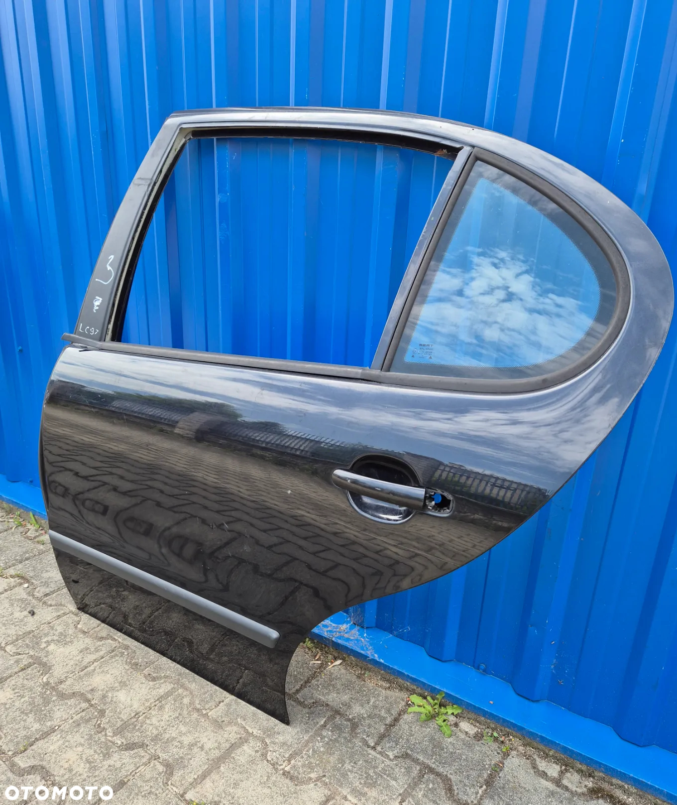 DRZWI TYŁ LEWY LEWE SEAT LEON I ( 1 ) | SEAT TOLEDO II ( 2 ) LC9Z CZARNE - 10
