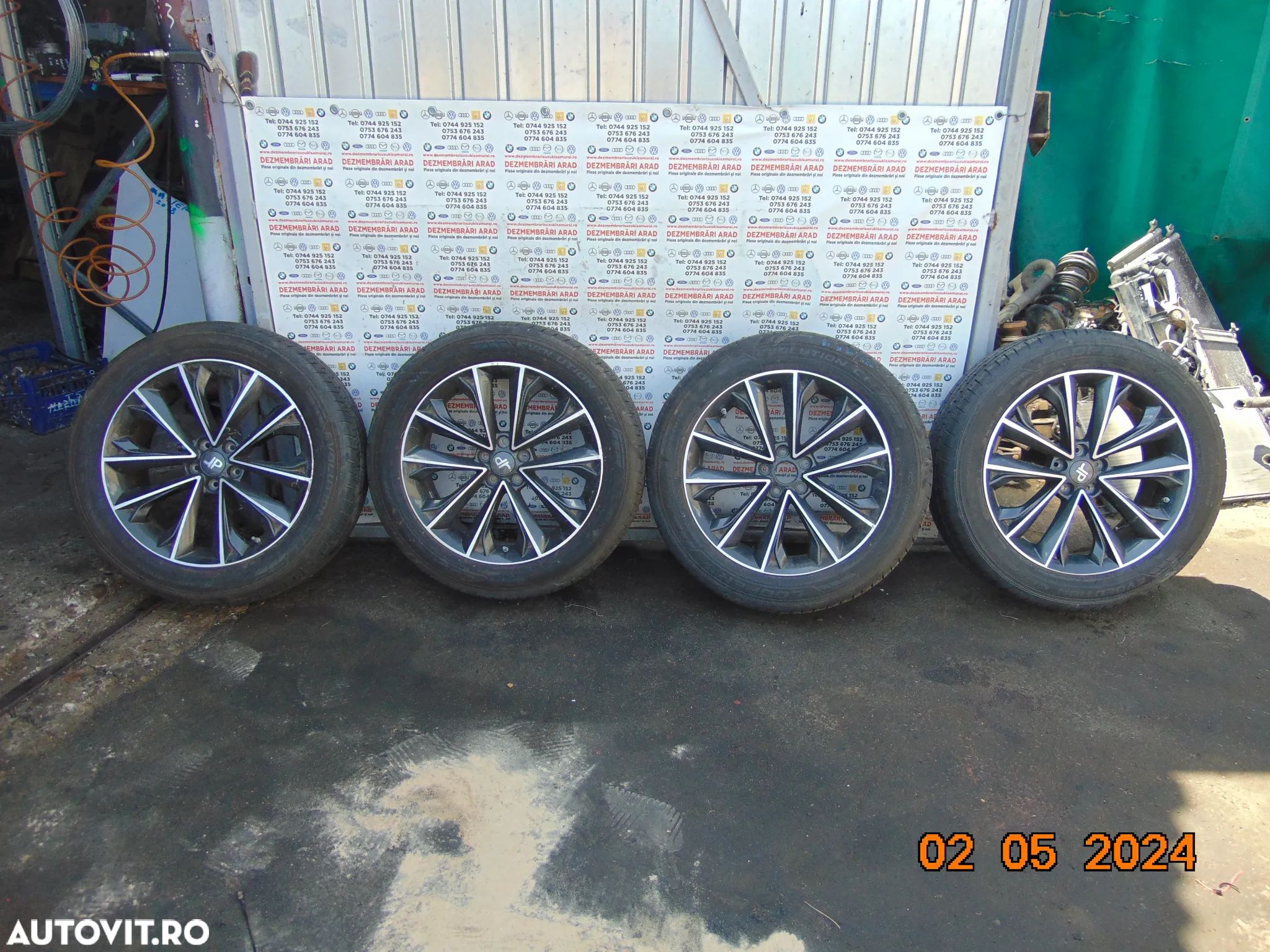 Jante aluminiu R19 mazda Suzuki Honda Nissan Mazda cx5 qashqai ssang yong Vitara 5x114,3 jante aliaj cu anvelope cauciucuri kia sorento hyundai tucson santa fe sportage r19 tivoli - 1