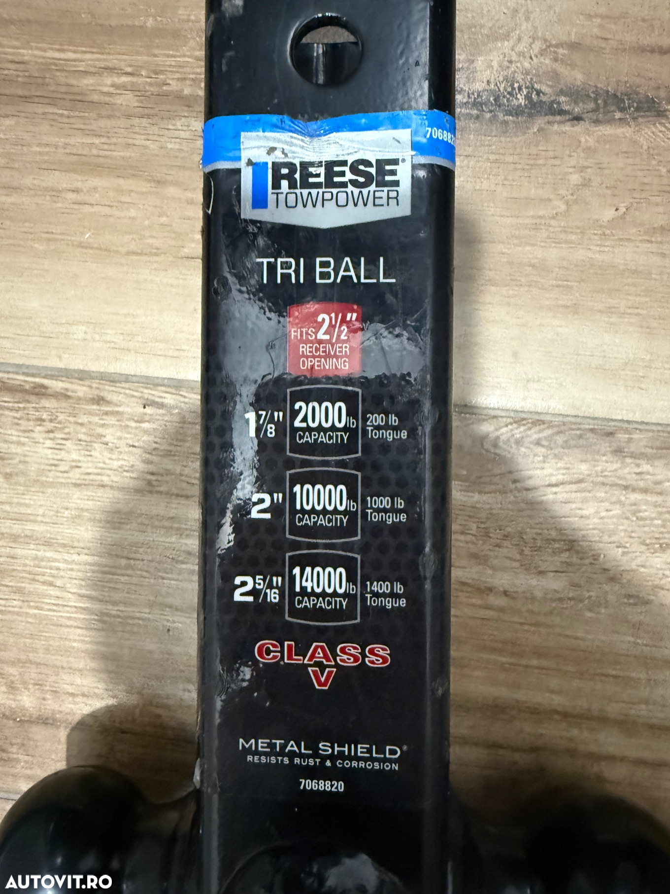 Cârlig Remorcare 2½” Reese Towpower - Tri Ball - 3