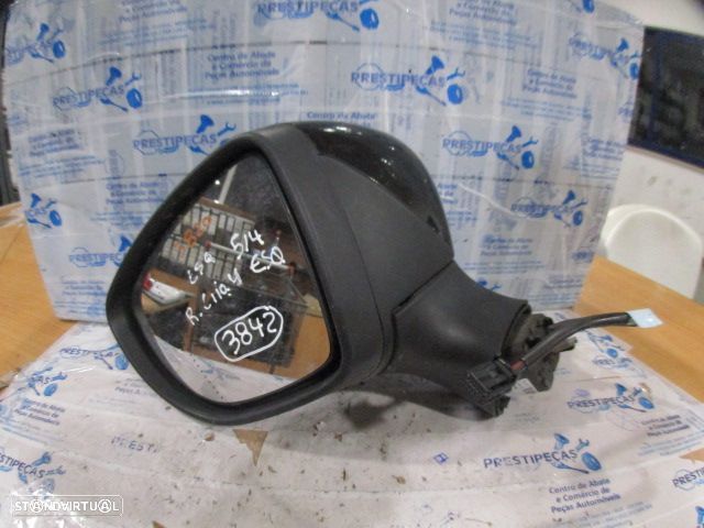 Espelho 963025724R RENAULT CLIO 4 BREAK FASE 1 2015 1.5DCI 90CV 5P PRETO ESQ ELETRICO COM PISCA 7 PINOS - 1