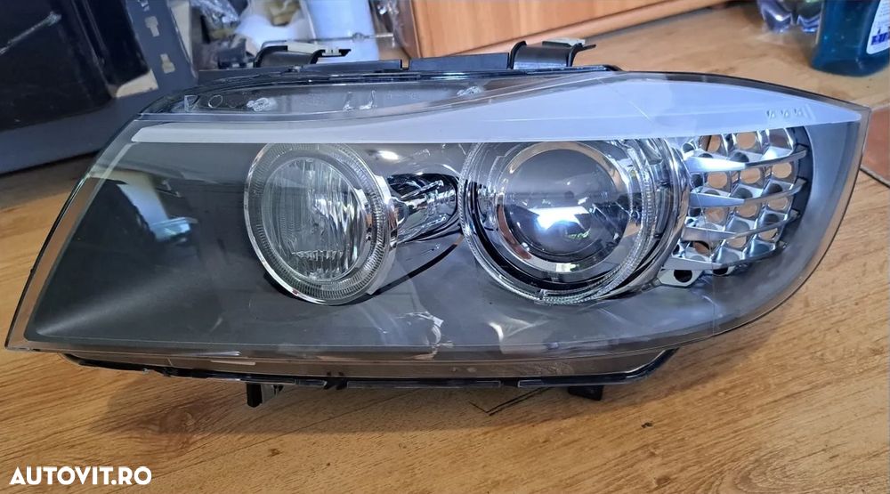 Far AHL BiXenon Adaptiv stanga in stare foarte buna original BMW E90 LCI E91 LCI - 1