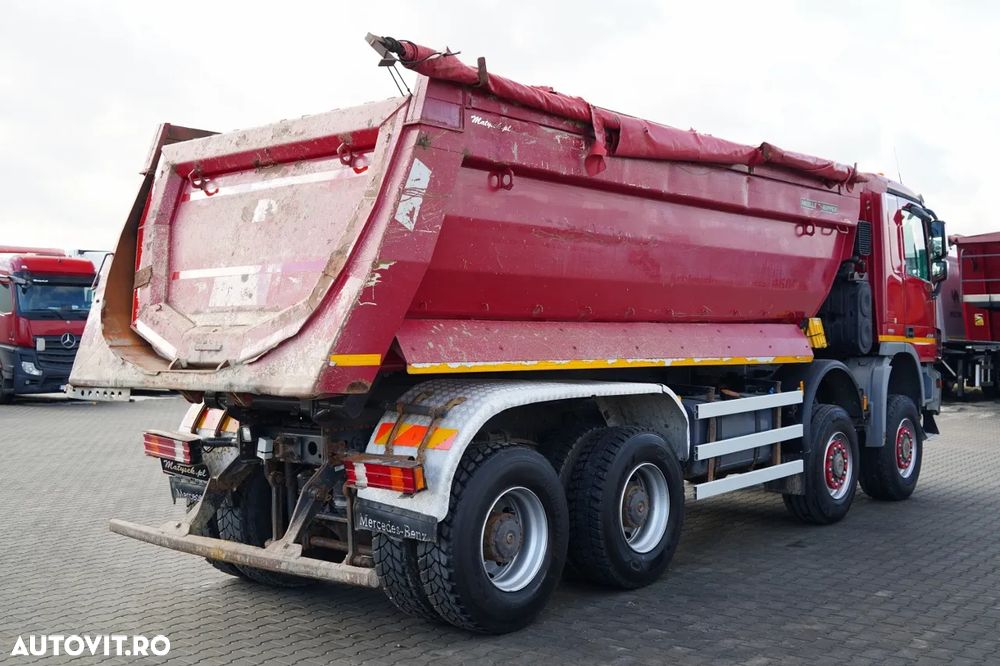 Mercedes-Benz ACTROS 4144 / 8x8 / BASCULATOR SPATE / MEILLER KIPPER / EURO 5 - 9