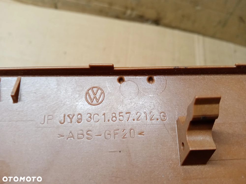 Listwa dekor konsoli drewno VW Passat B6 3C0 3C1857212G - 5