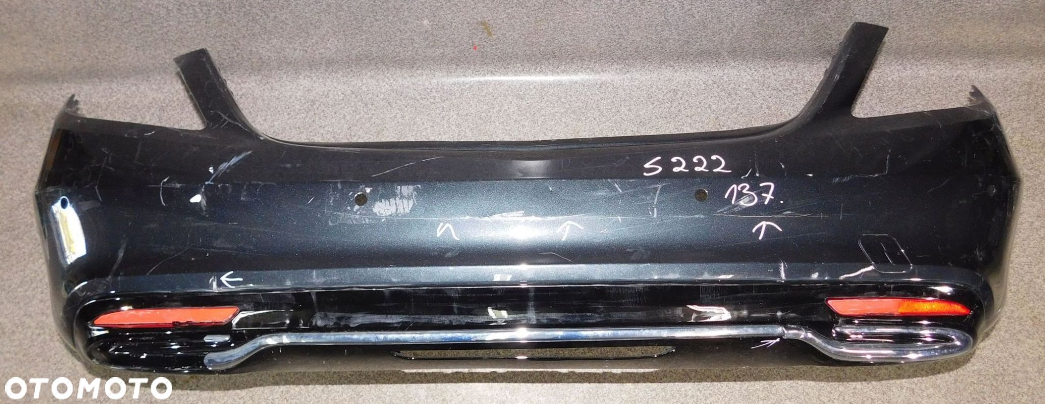 Mercedes S 222 zderzak tylny tył - 1