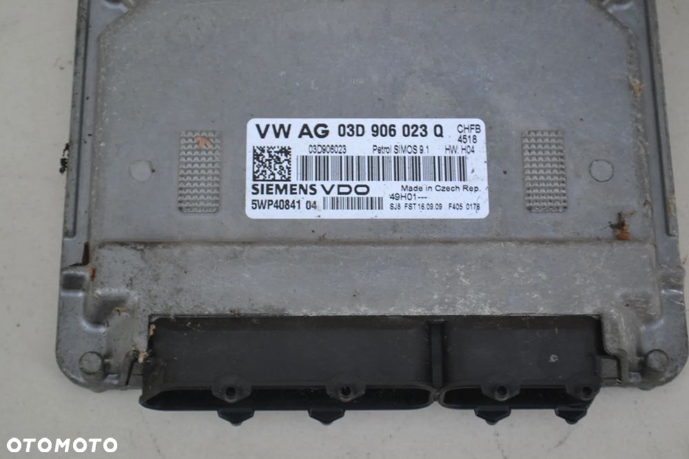 VW  SEAT SKODA KOMPUTER STEROWNIK SILNIKA 1,2 03D906023Q - 2