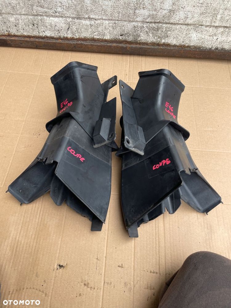 wlot kanał na tarcze lewy prawy bmw e46 coupe cabrio przedlift komplet - 1