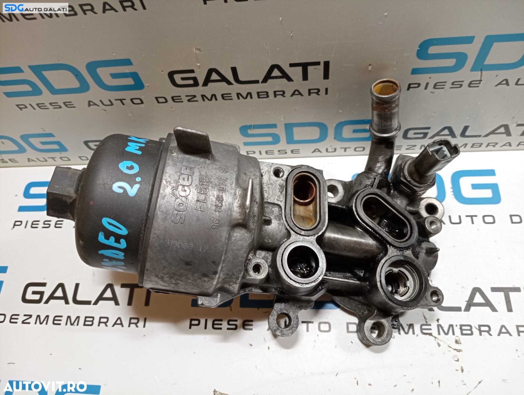 Suport Corp Carcasa Filtru Termoflot Ulei Citroen C4 2.0 HDI 2004 - 2013 Cod 9685997780 [M7734] - 1
