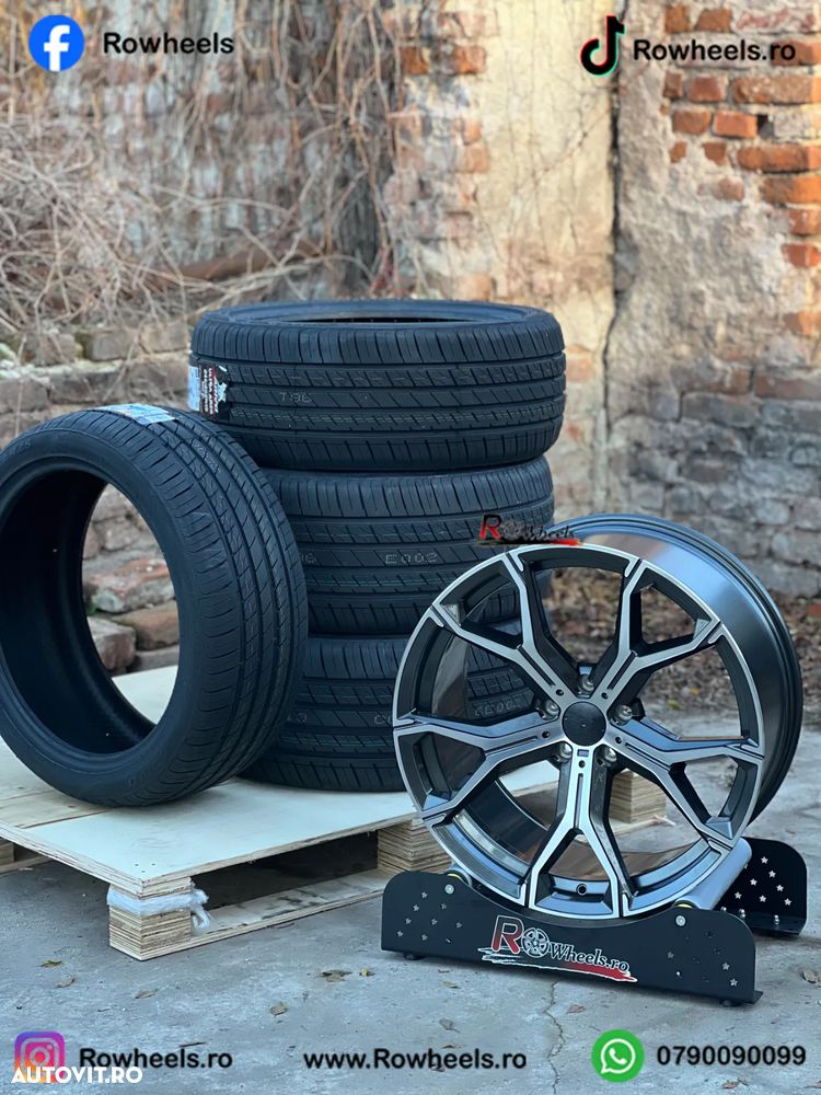 Jante BMW R21 X5 X6 E70 E71 F15 F16 F85 F86 anvelope vara/iarna 285-35-21-325-30-21 - 1