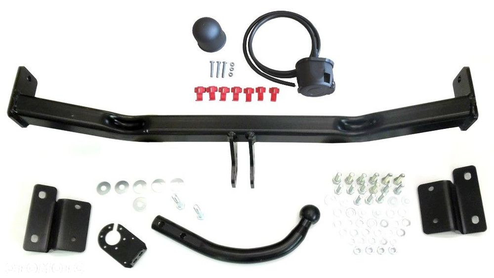 Nowy Kompletny Hak Holowniczy + Kula + Wiązka Uniwersalna + Gniazdo elektr. Bez cięcia zderzaka do Hyundai I30 Hatchback HTB od 2006 GWARANCJA - 1