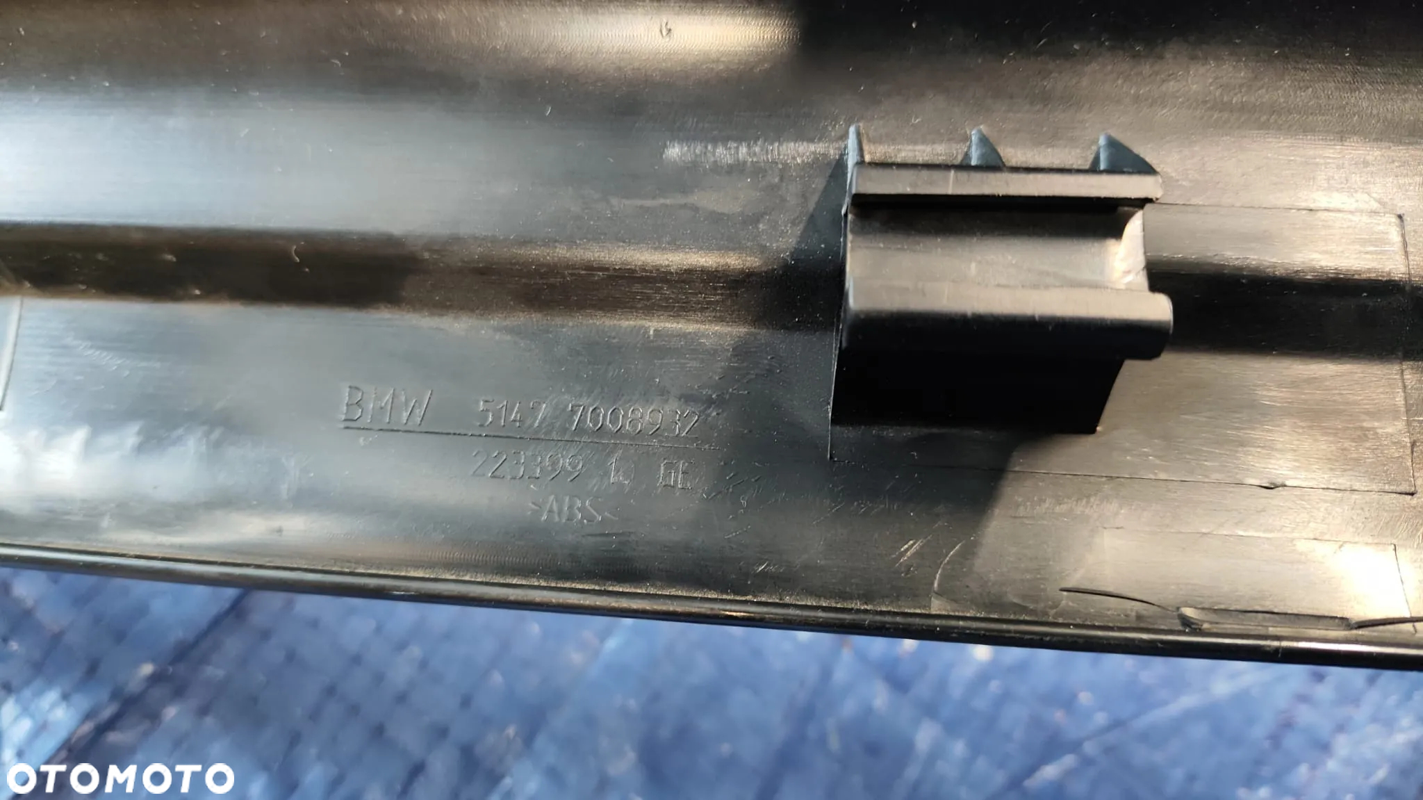 LISTWA NAKŁADKA PROGOWA PROGU PRÓG LISTWY NAKŁADKI PROGOWE KOMPLET LEWA PRAWA 7147286 7011076 7008932 7011075 7147285 7008931 BMW E63 E64 - 7