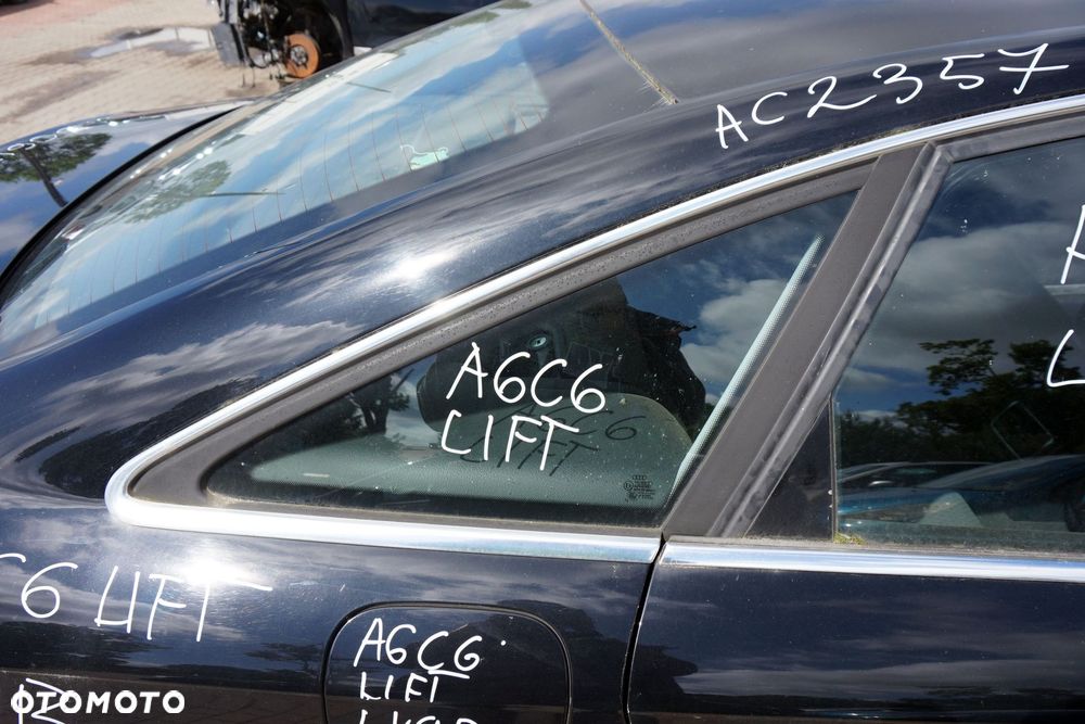 SZYBA KAROSERYJNA TYLNA PRAWA BOCZNA A6 C6 LIFT SEDAN  AUDI 2008-2011 - 1