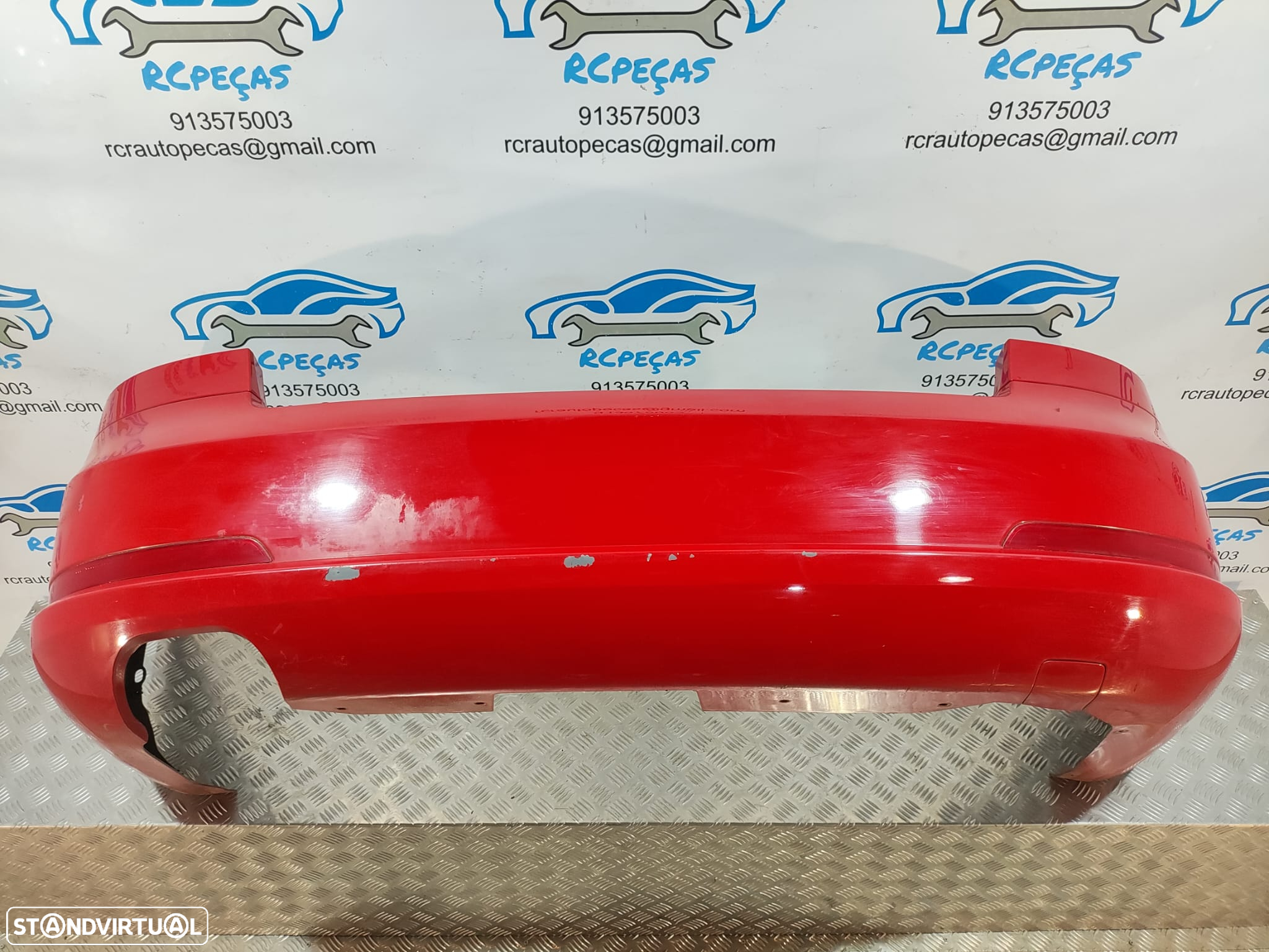 PARACHOQUES TRASEIRO TRÁS SKODA OCTAVIA II 2 MK2 1Z 1Z3 VRS RS SEDAN CARRO 1Z5807421B 1Z5807421 PARA-CHOQUES PARA CHOQUES ORIGINAL - 3