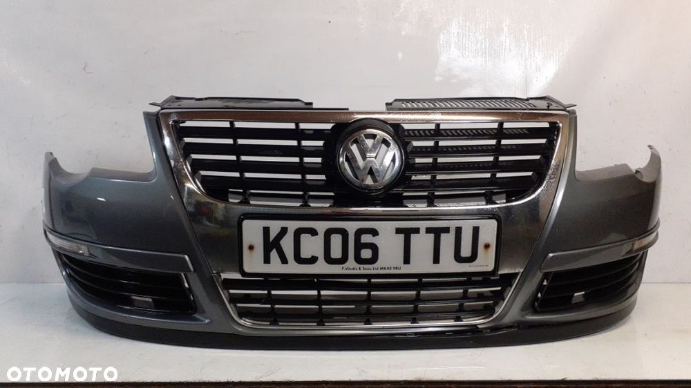 * ZDERZAK PRZÓD PRZEDNI DO VOLKSWAGEN VW PASSAT B6 LA7T SZARY - 1