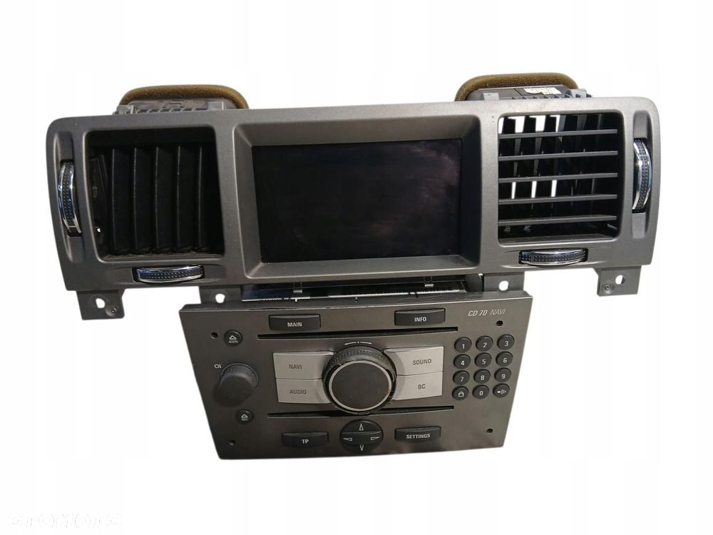 radio cd nawigacja wyświetlacz kratki nawiewu opel vectra c 13283232 - 1