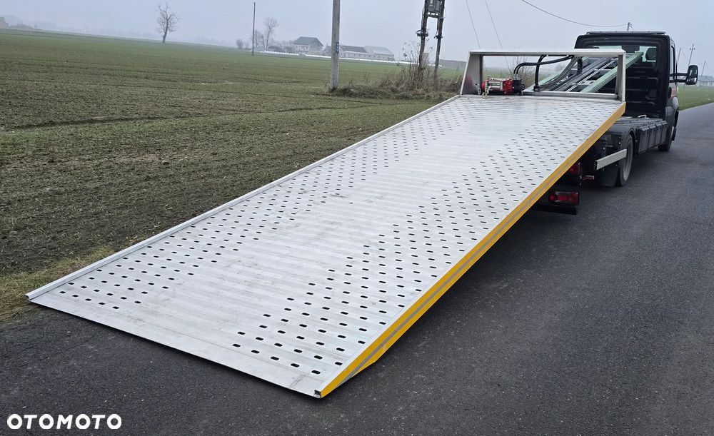 Platforma aluminiowa hydrauliczna 660x220cm NOWA zjeżdżana Laweta Najazd - 8