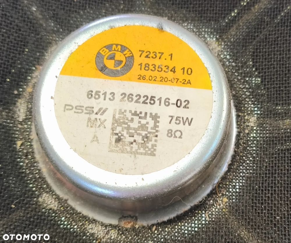 BMW X5 G05 20r GŁOŚNIK HARMAN PRAWY PRZÓD 2622516 - 2
