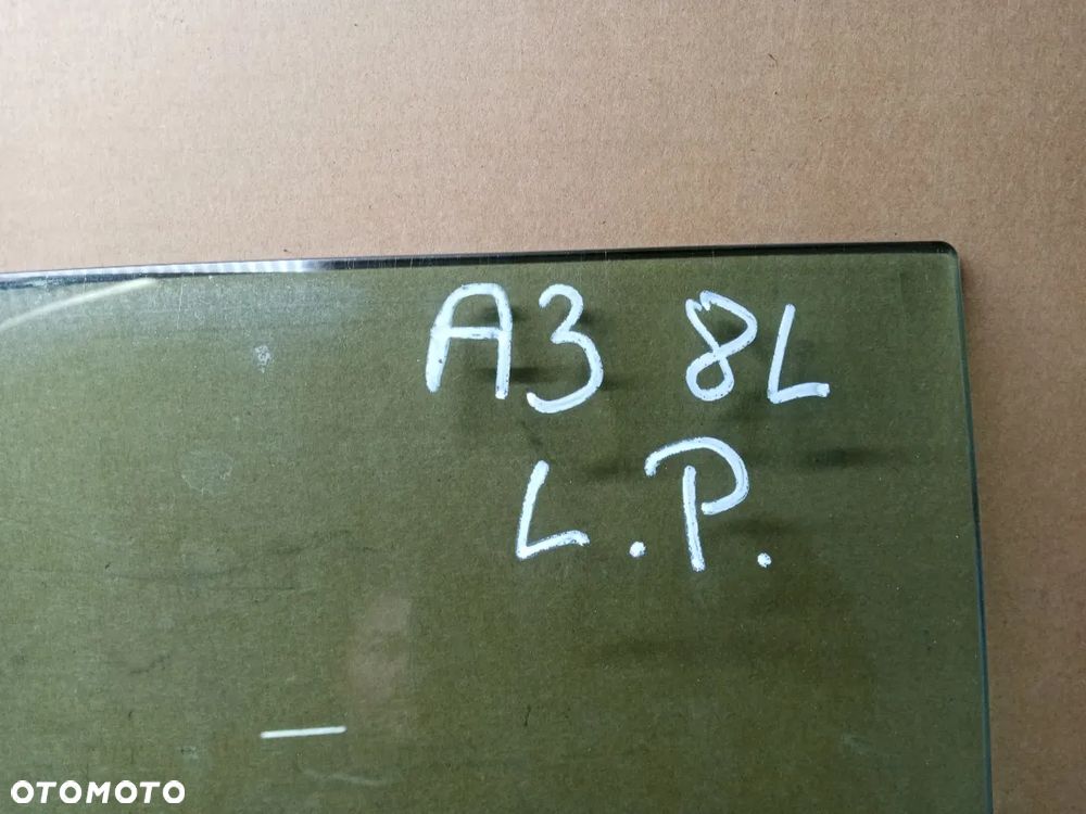 Szyba drzwi lewy przód przednia lewa Audi A3 8L AS2 - 6