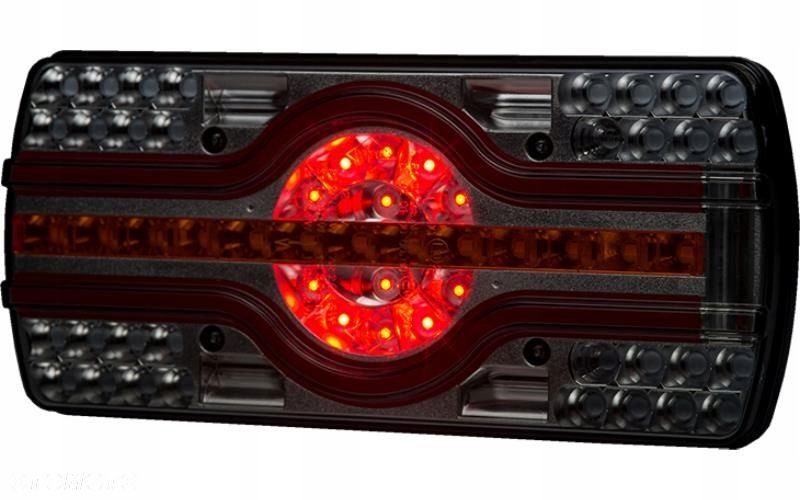 lampa zespolona ze światłem oświetlenia tablicy rejestracyjnej (led) 12/24v - 3