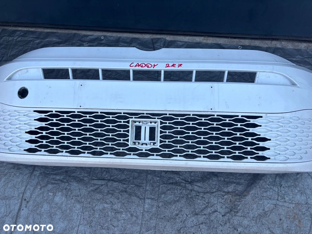 Vw Caddy V 2K7 zderzak przód  przedni biały - 14