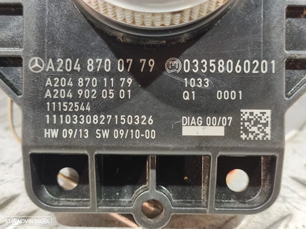 Comando Multifunções Joystick NAV Navegação Radio Mercedes Benz W204 Classe C W204 A2048700779 2007 - 2014 - 8