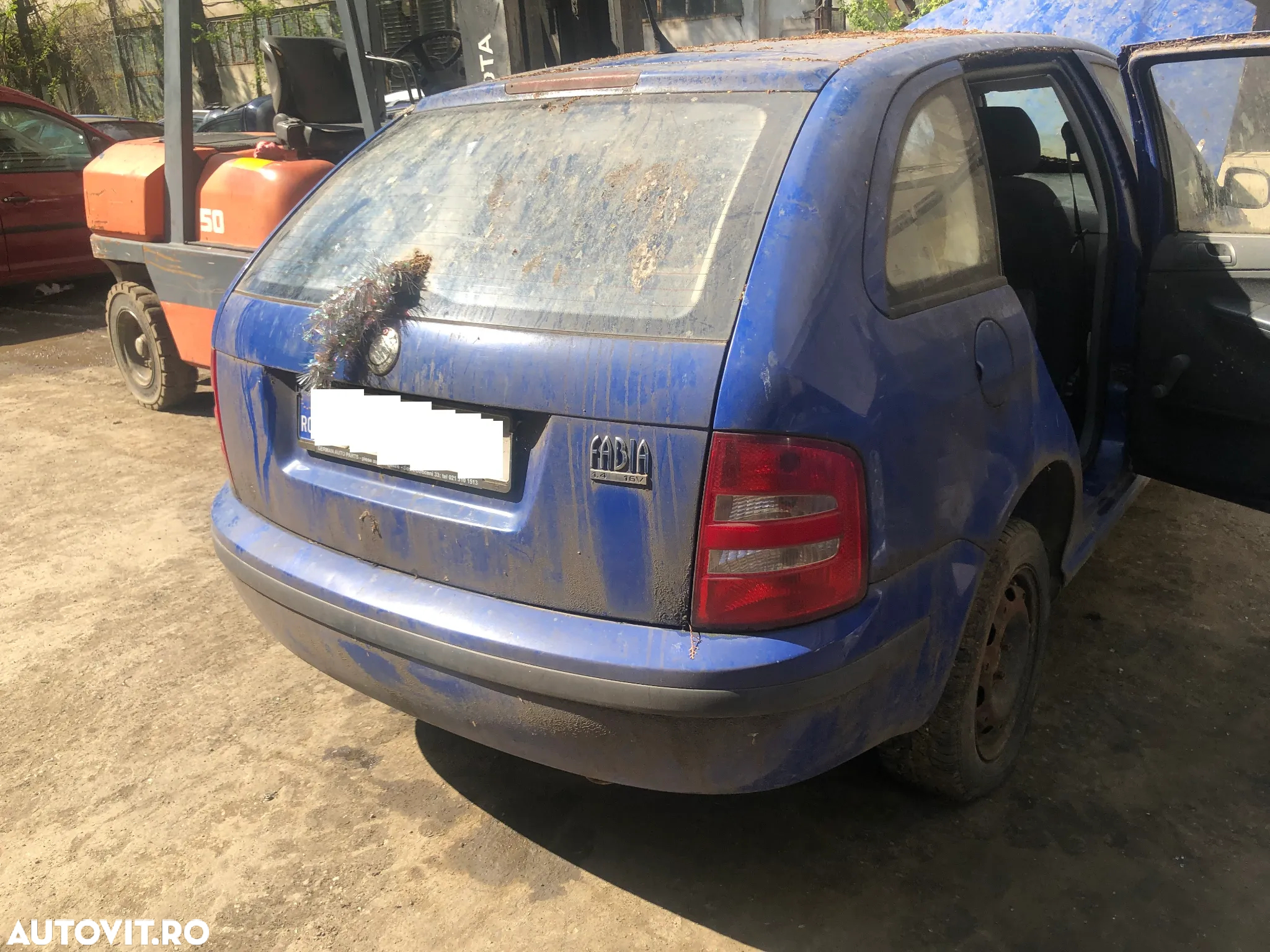 Bara spate Skoda Fabia 1 albastru break - 2