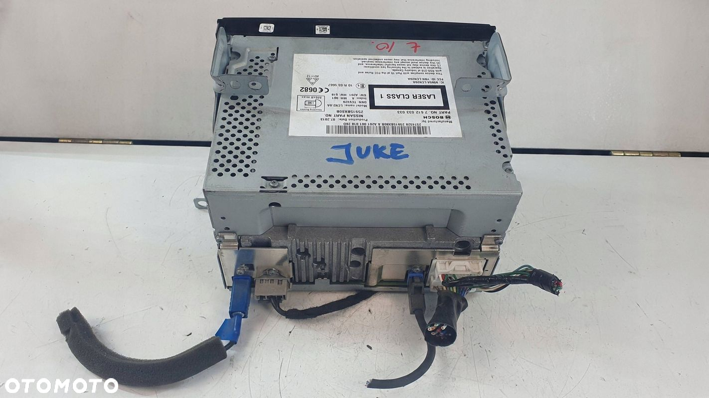Nissan Juke I 1 F15 Qashqai 10- Radioodtwarzacz CD Nawigacja naped ekran - 5
