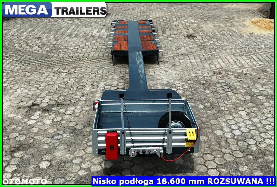 Mega Nisko-podwoziowa dł. 18,60 Mm, ROZSUWANA - KONTENERY 20, 30, 40 Ft !!! - 15